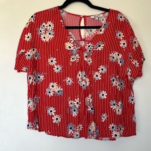 Madewell Floral Top
